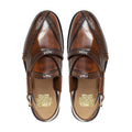 Garey - Men's Brown Box Leather High Shine Sandal