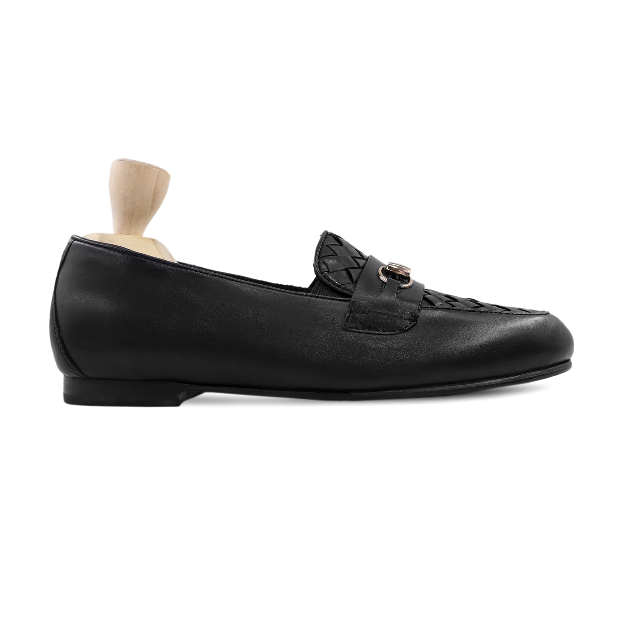 Florita - Men's Black Calf Leather Loafer