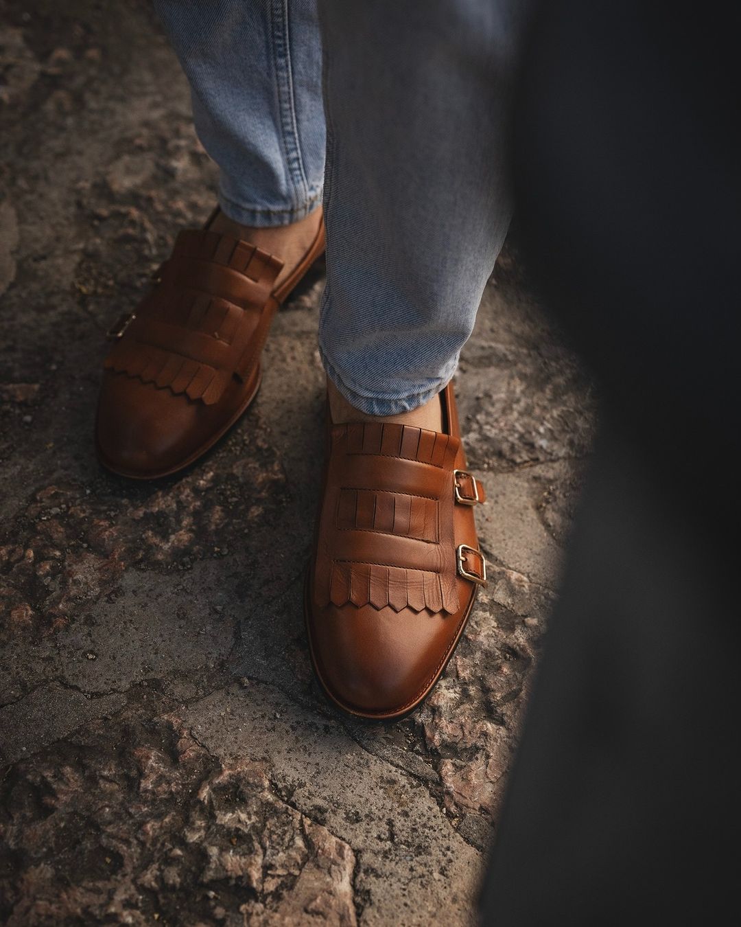 Abilene - Men's Tan Calf Leather Loafer