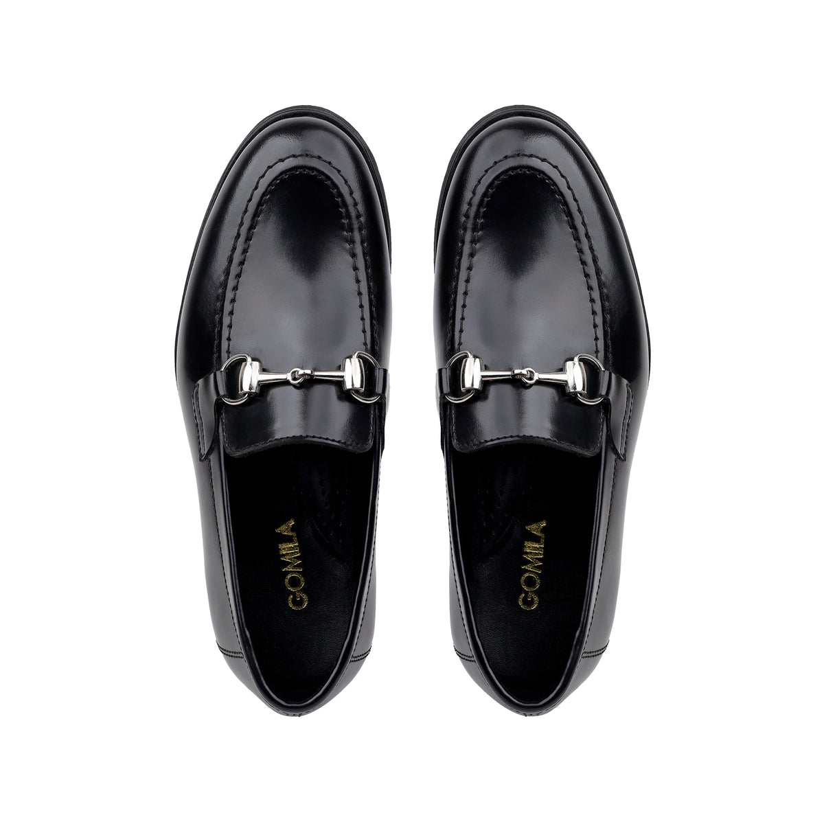Alex -  Children's Black Leather Loafers