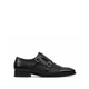 Alingsas - Men's Black Hand Woven Calf Leather Double Monkstrap