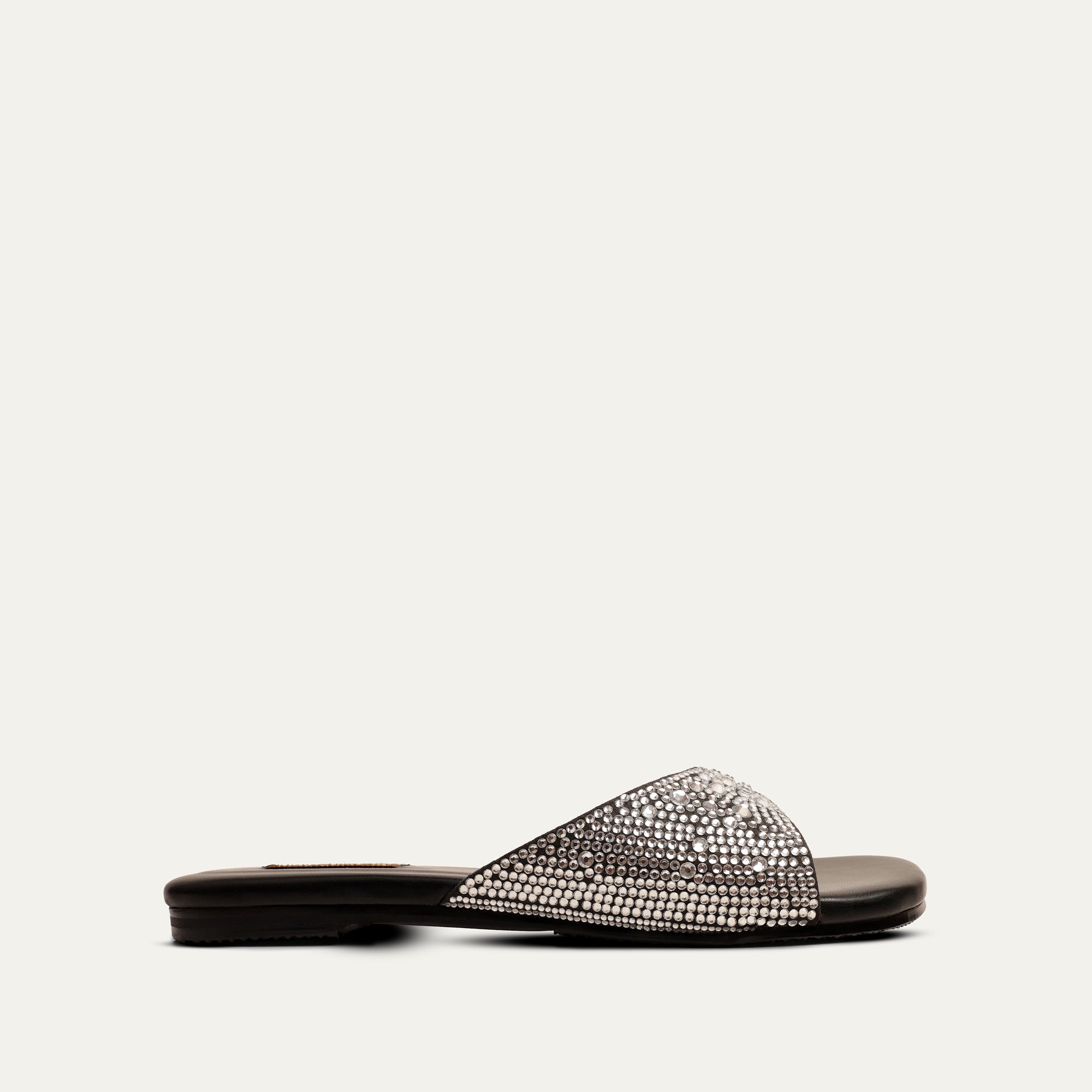 Amber - Women's Black Slipper