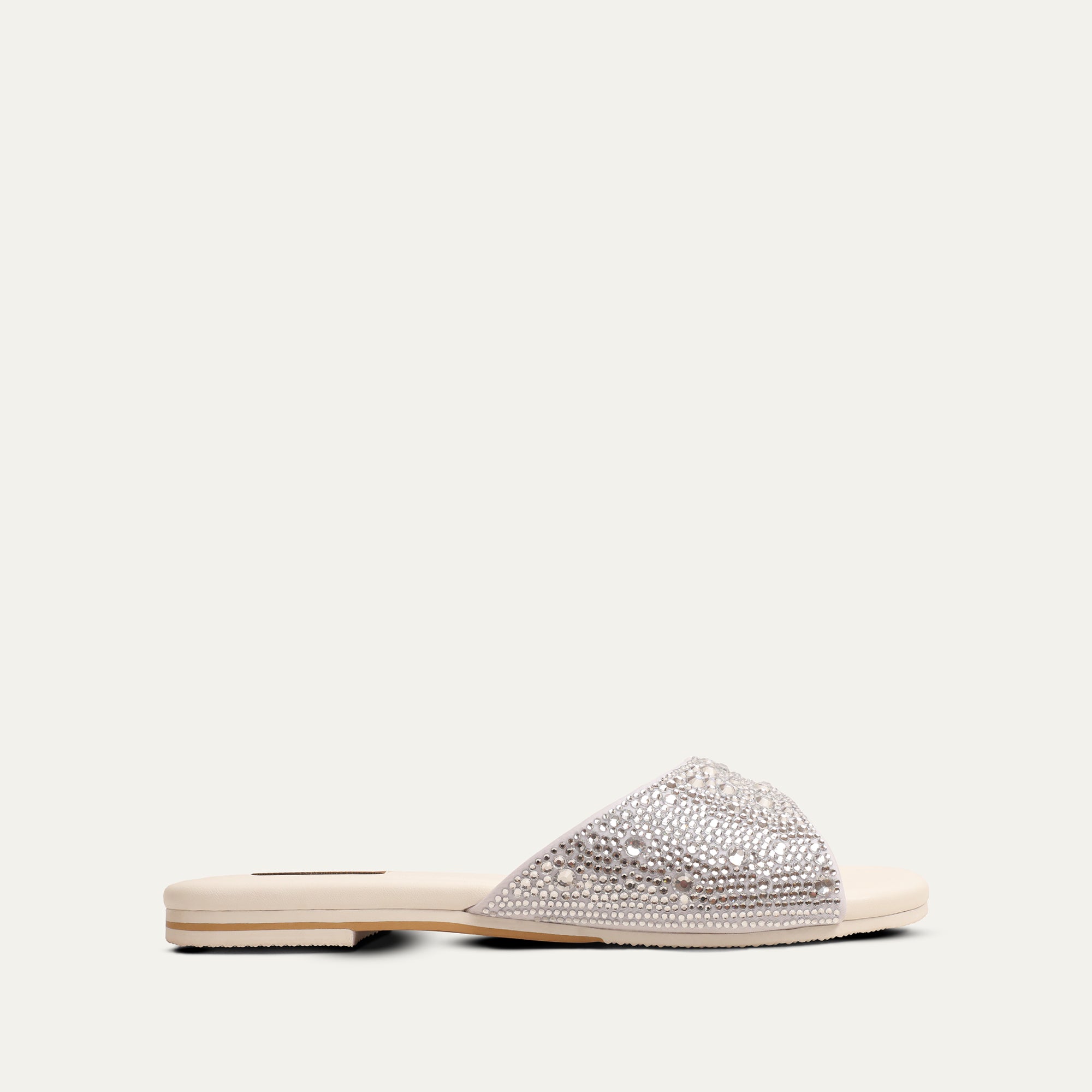 Amber - Women's White Slipper