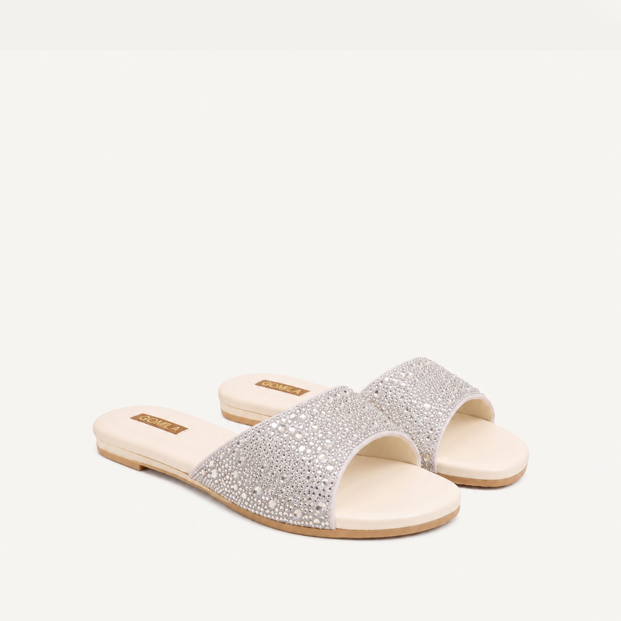 Amber - Women's White Slipper