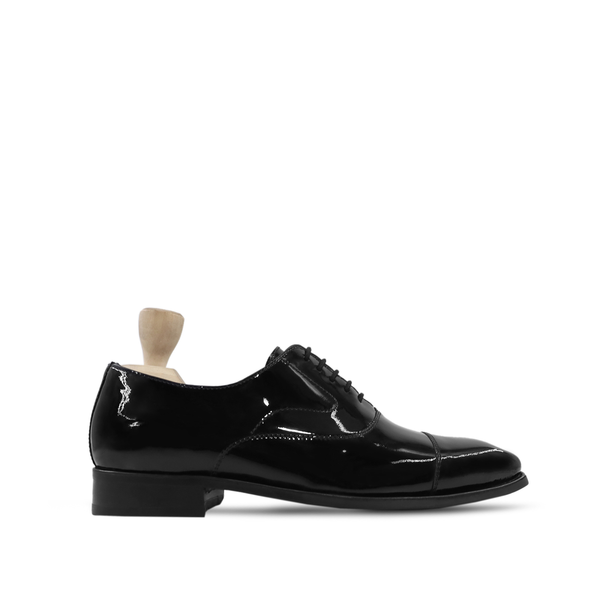 Arsha - Men's Black Patent Leather Oxford Shoe