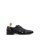 Athel - Men's Black Box Leather High Shine Derby Shoe