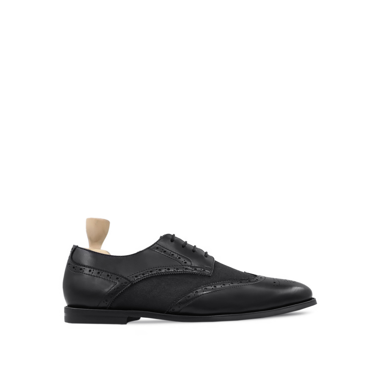 Authur - Men's Black Calf Leather Derby Shoe