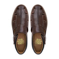 Etsuko - Men's Dark Brown Calf Leather Sandal