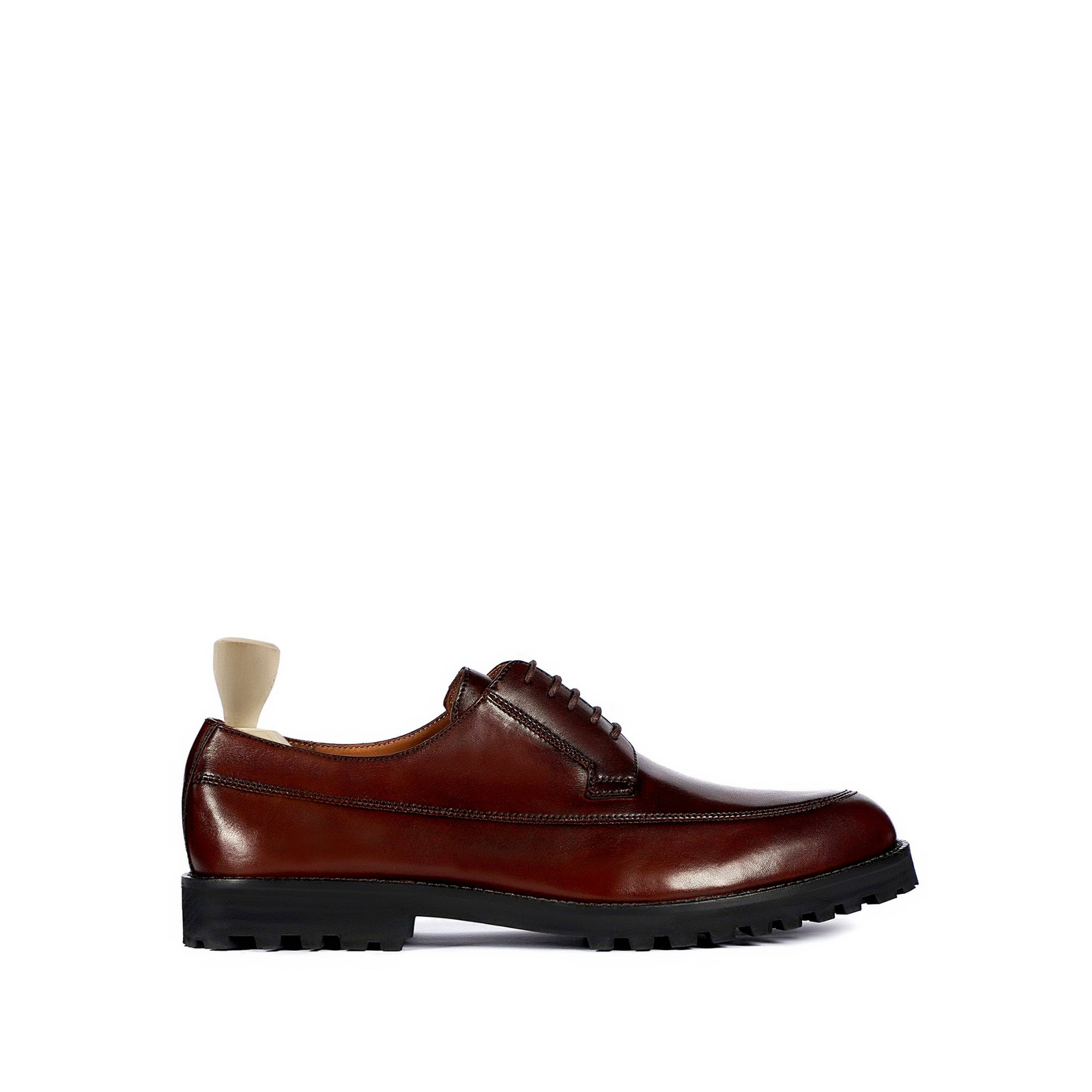 Baden - Men's Reddish Brown Calf Leather Derby Shoe