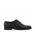 Bauska - Men's Black Pebble Grain Leather Wholecut Shoe