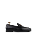 Bennett - Men's Black Pebble Grain Leather Loafer