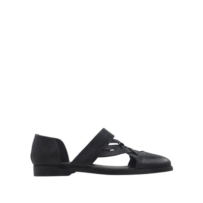 Beom - Men's Black Calf  Leather Sandal