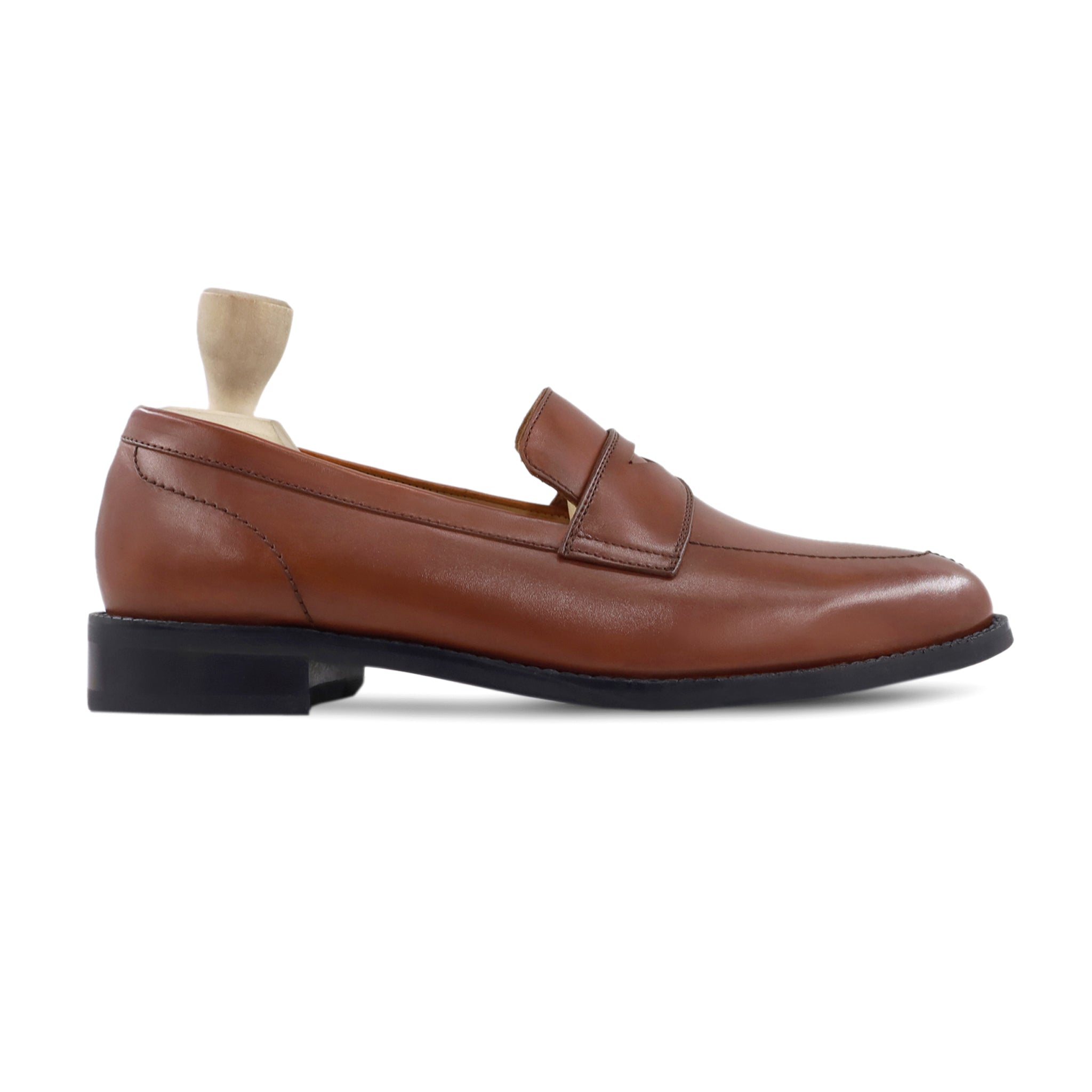 Botol - Men's Tan Brown Calf Leather Loafer