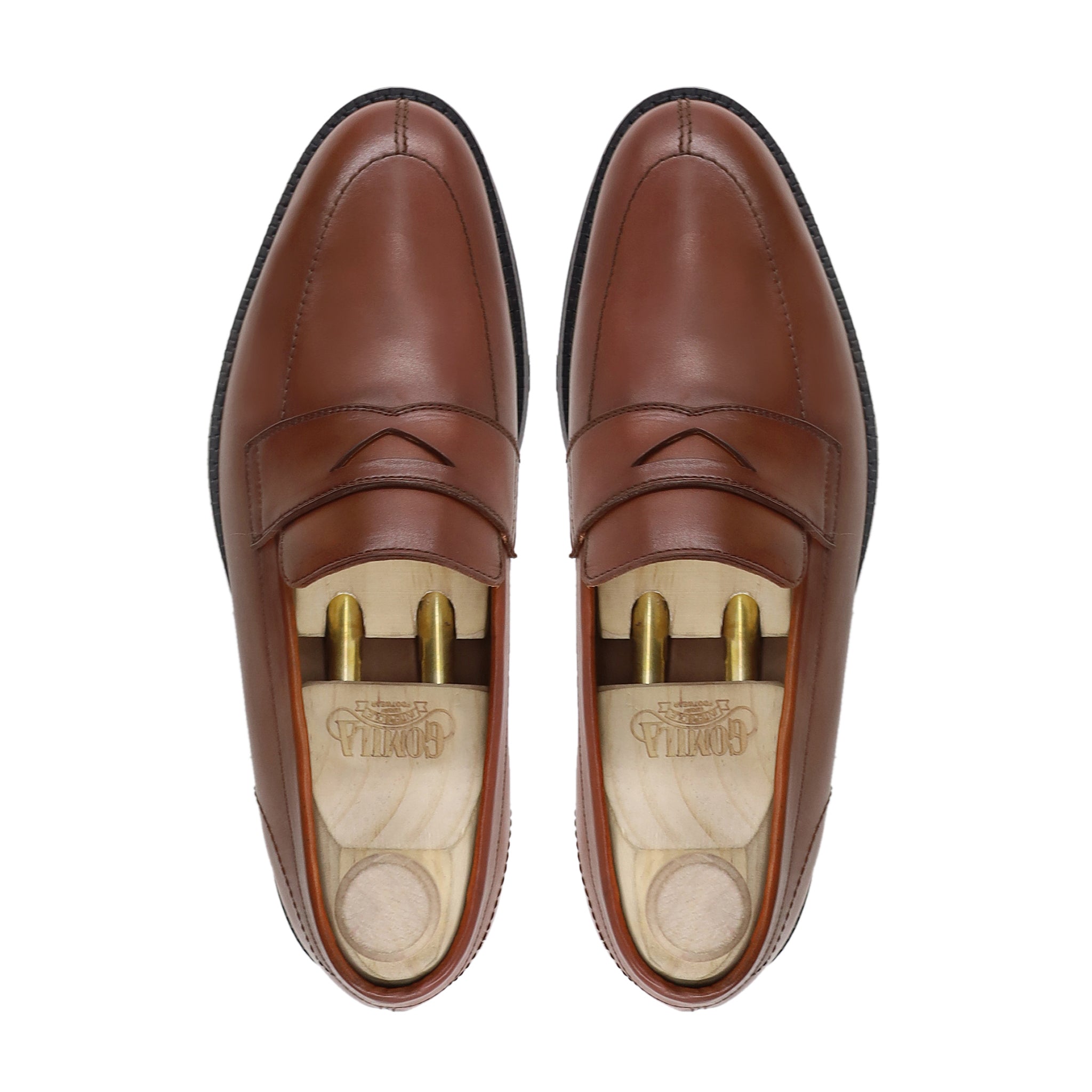 Botol - Men's Tan Brown Calf Leather Loafer