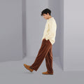Lodzy - Men's Camel Kid Suede Loafer