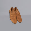 Lodzy - Men's Camel Kid Suede Loafer