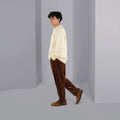 Lodzy - Men's Camel Kid Suede Loafer