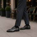 Lagoon - Men's Black Calf Leather Wholecut Shoe