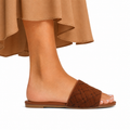Riley - Women's Camel Slipper