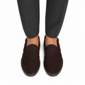 Mariano - Men's Chocolate Brown Suede Sandal