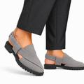 Mariano - Men's Steel Grey Suede Sandal