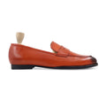 Colin - Men's Orange Tan Calf Leather Loafer