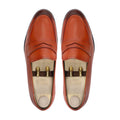 Colin - Men's Orange Tan Calf Leather Loafer