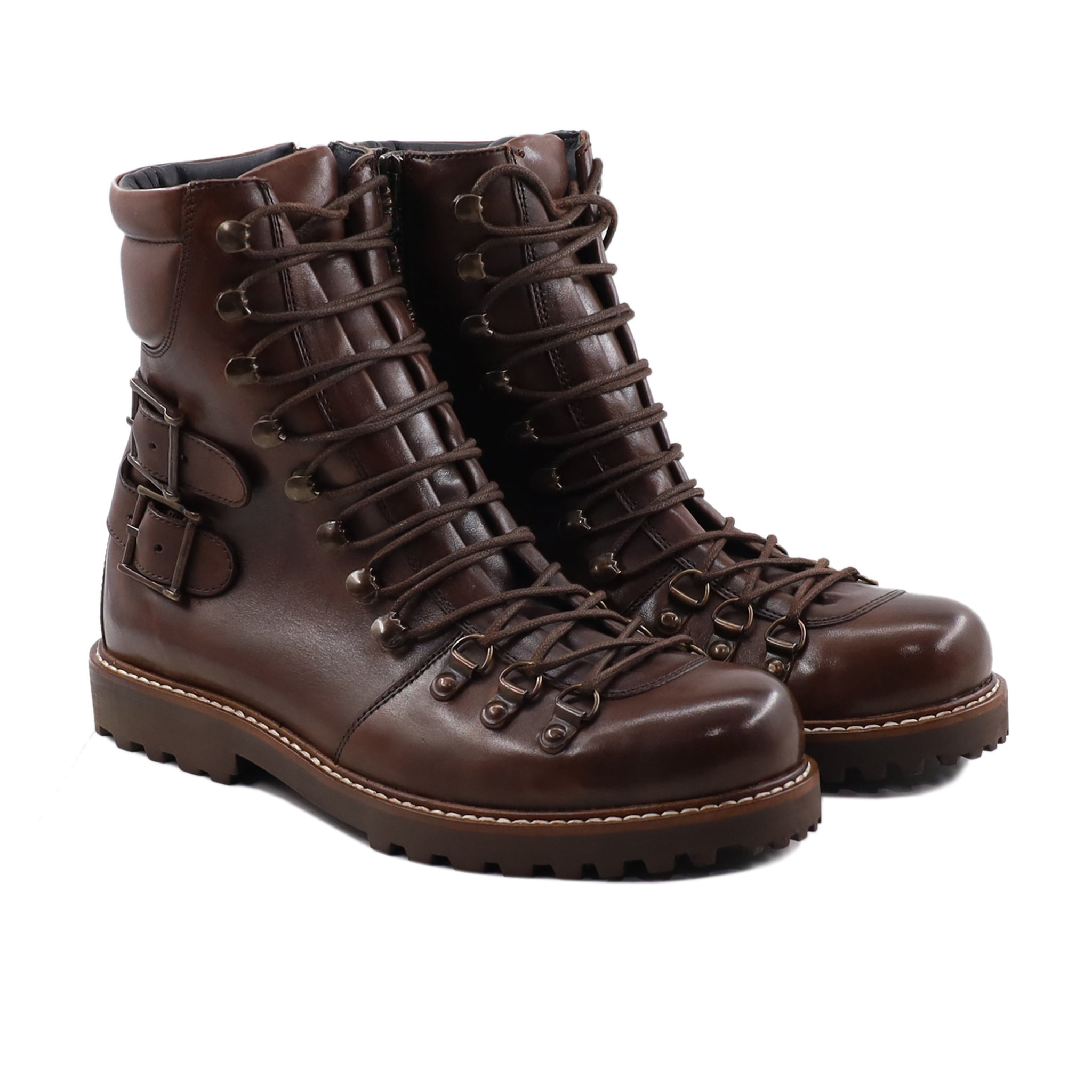 Benjiro - Men's Dark Brown Calf Leather Boot