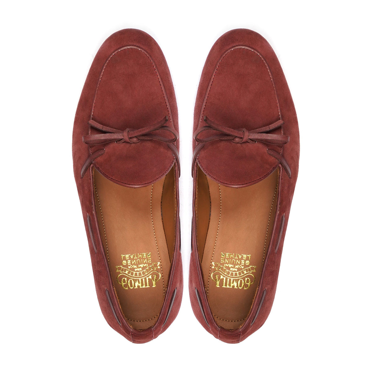 Valentia - Men's Oxblood Kid Suede Loafer