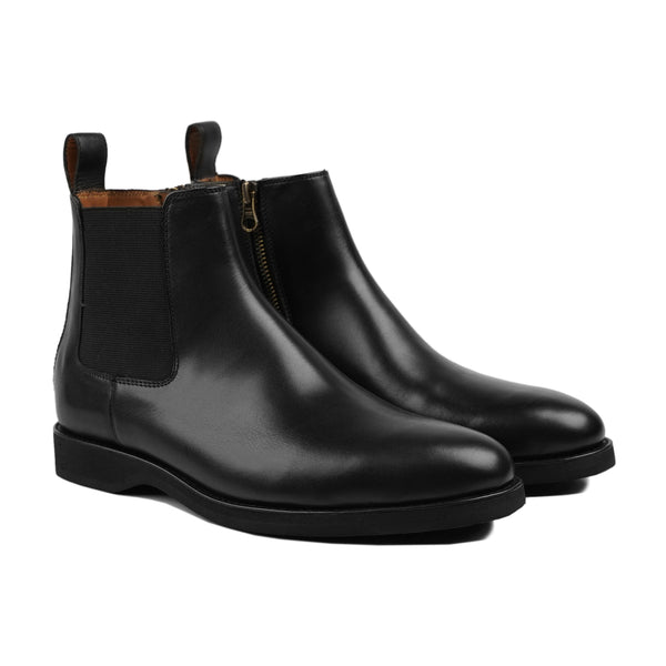 Rezina - Men's Black Calf Leather Chelsea Boot