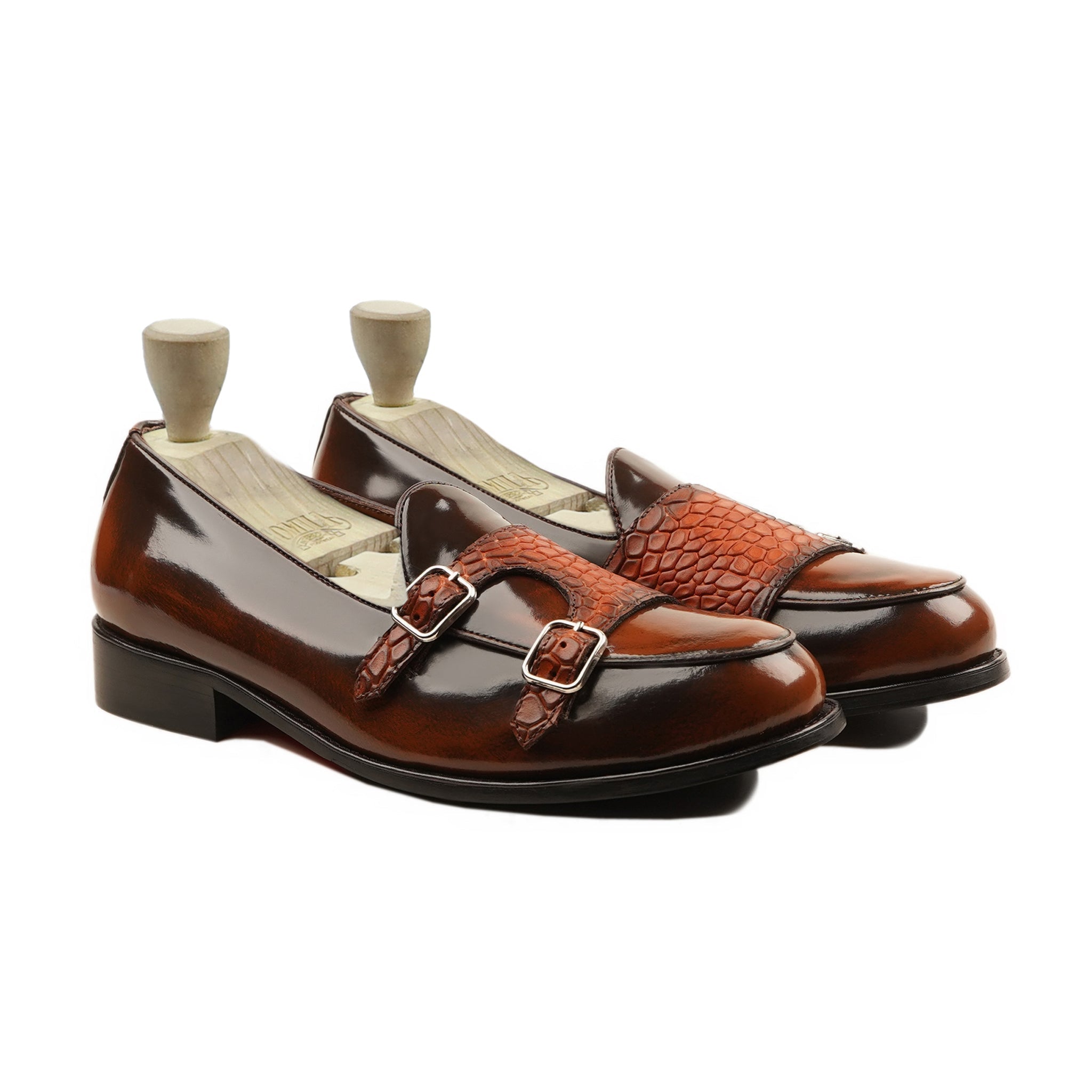 Randers - Men's Burnished Tan Box Leather High Shine Loafer