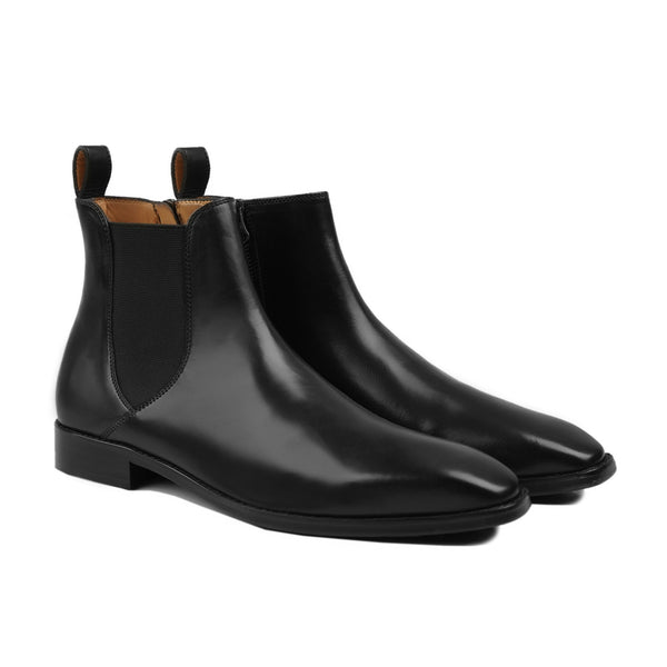 Dobrna - Men's Black Calf Leather Chelsea Boot