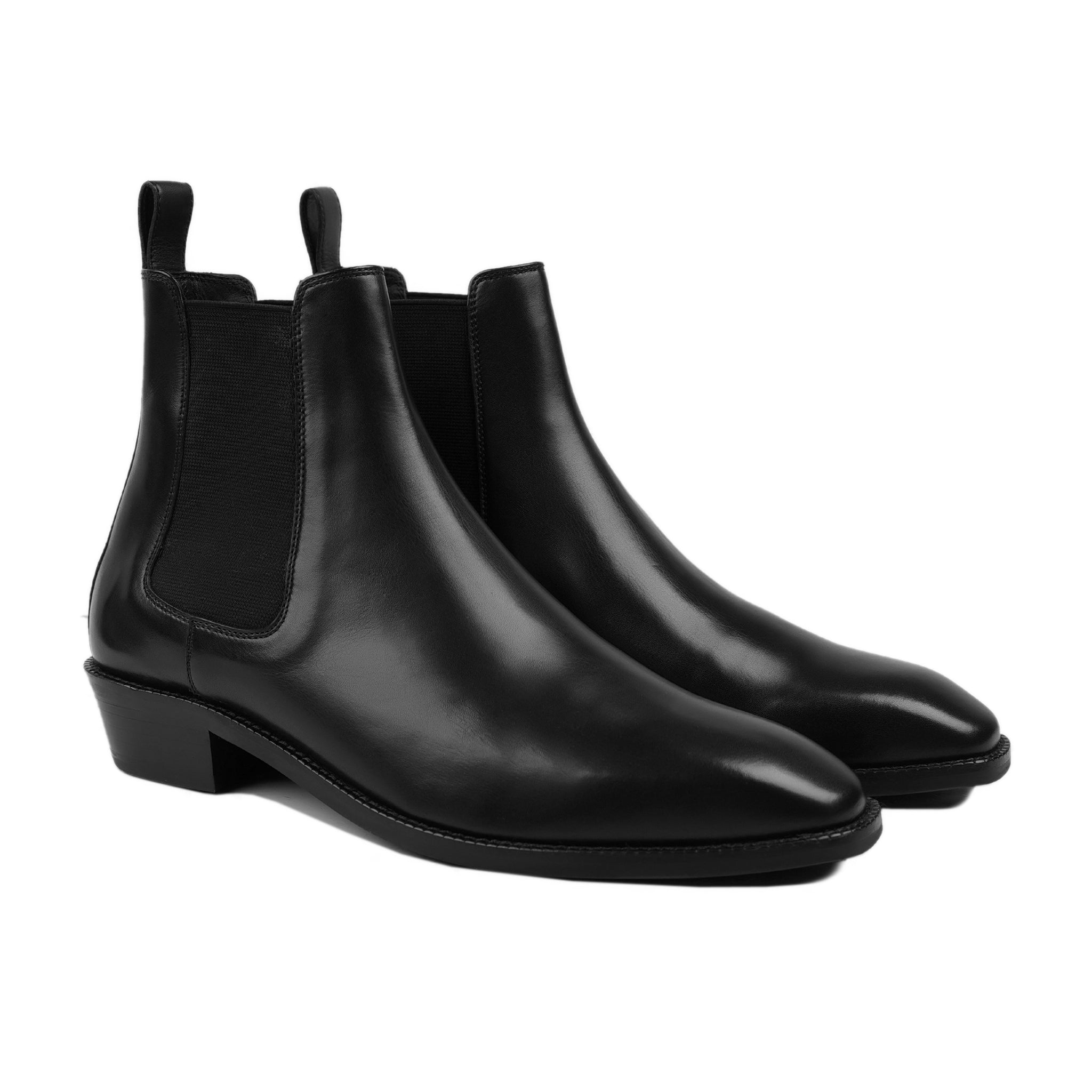 Emery - Men's Black Calf Leather Chelsea Boot