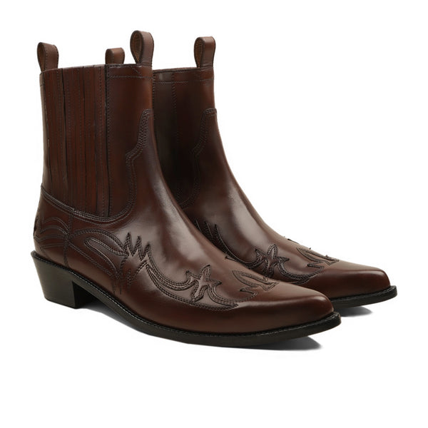 Sentjur - Men's Brown Calf Leather Chelsea Boot