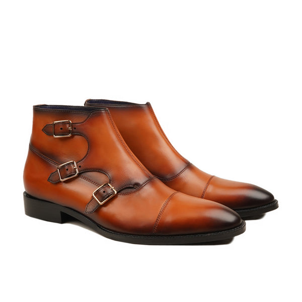 Polzela - Men's Burnished Tan Calf Leather Boot