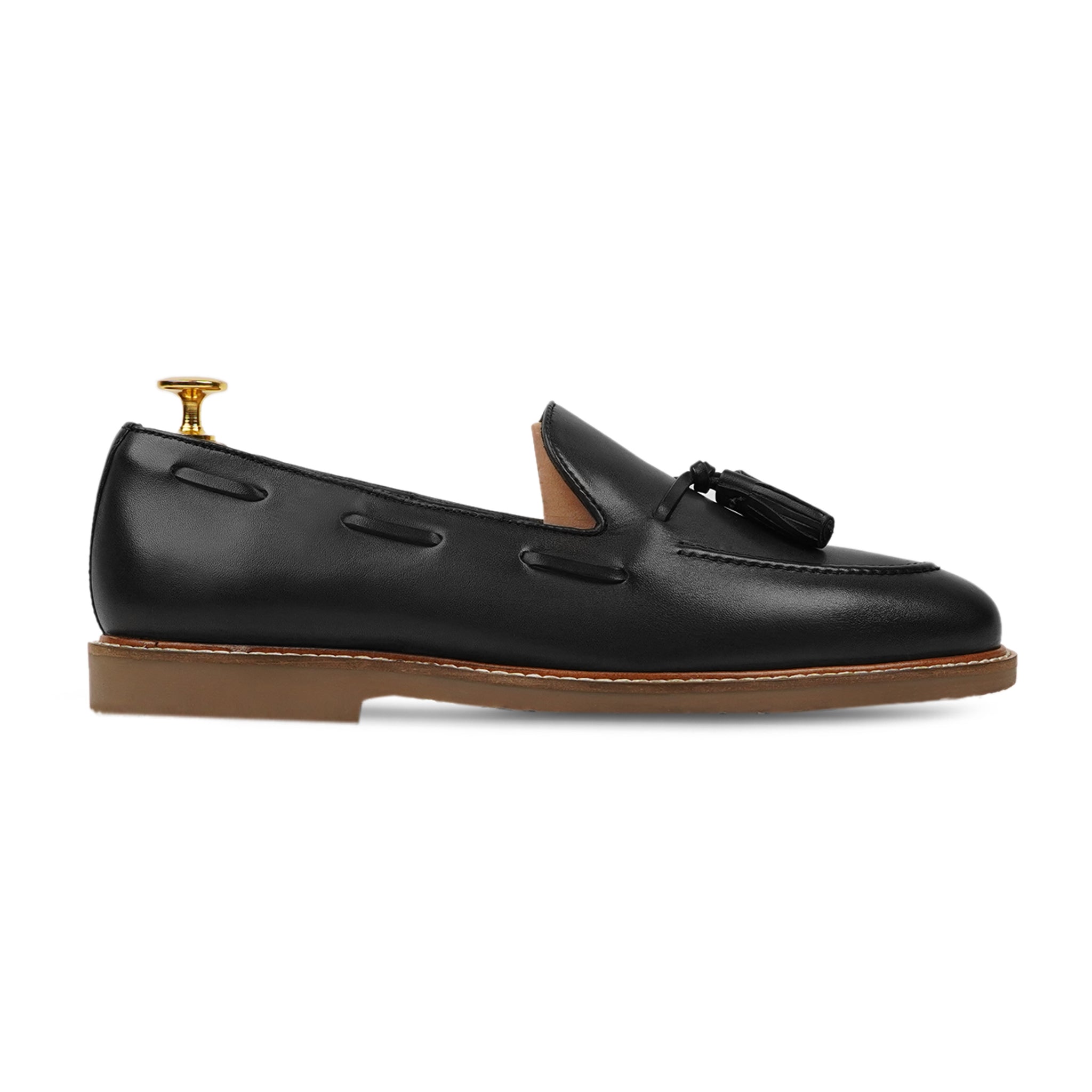 Davenport - Men's Black Calf Leather Loafer