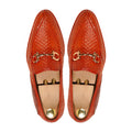 Tuscaloosa - Men's Tan Hand Woven Calf Leather Loafer