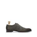 Daphne - Men's Charcoal Grey Kid Suede Derby Shoe