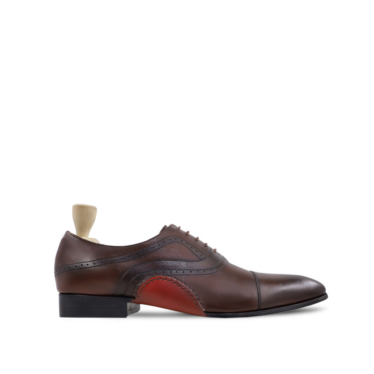 Demarc - Men's Brown Calf Leather Oxford Shoe