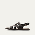 Diego - Men's Black Calf Leather Sandal