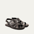 Diego - Men's Black Calf Leather Sandal