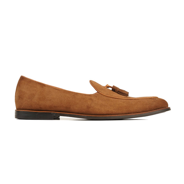 Eastender - Men's Camel Kid Suede Loafer