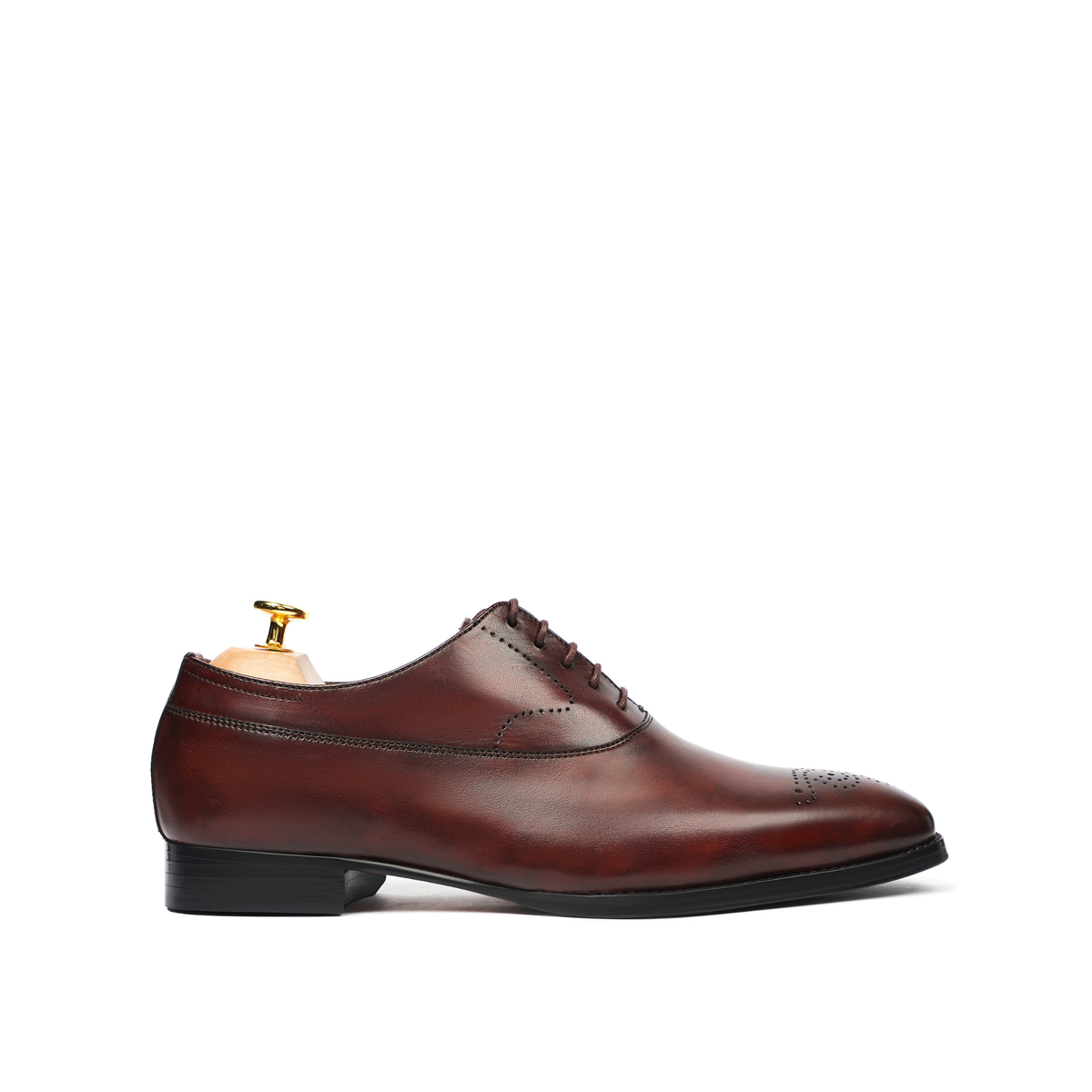 Efran - Men's Oxblood Calf Leather Oxford Shoe