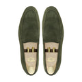 Elbert - Men's Olive Green Suede Loafer