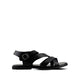 Elian - Men's Black Calf Leather Sandal