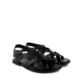 Elian - Men's Black Calf Leather Sandal
