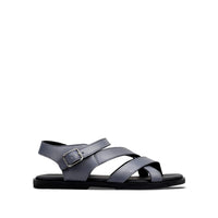 Elian - Men's Grey Calf Leather Sandal