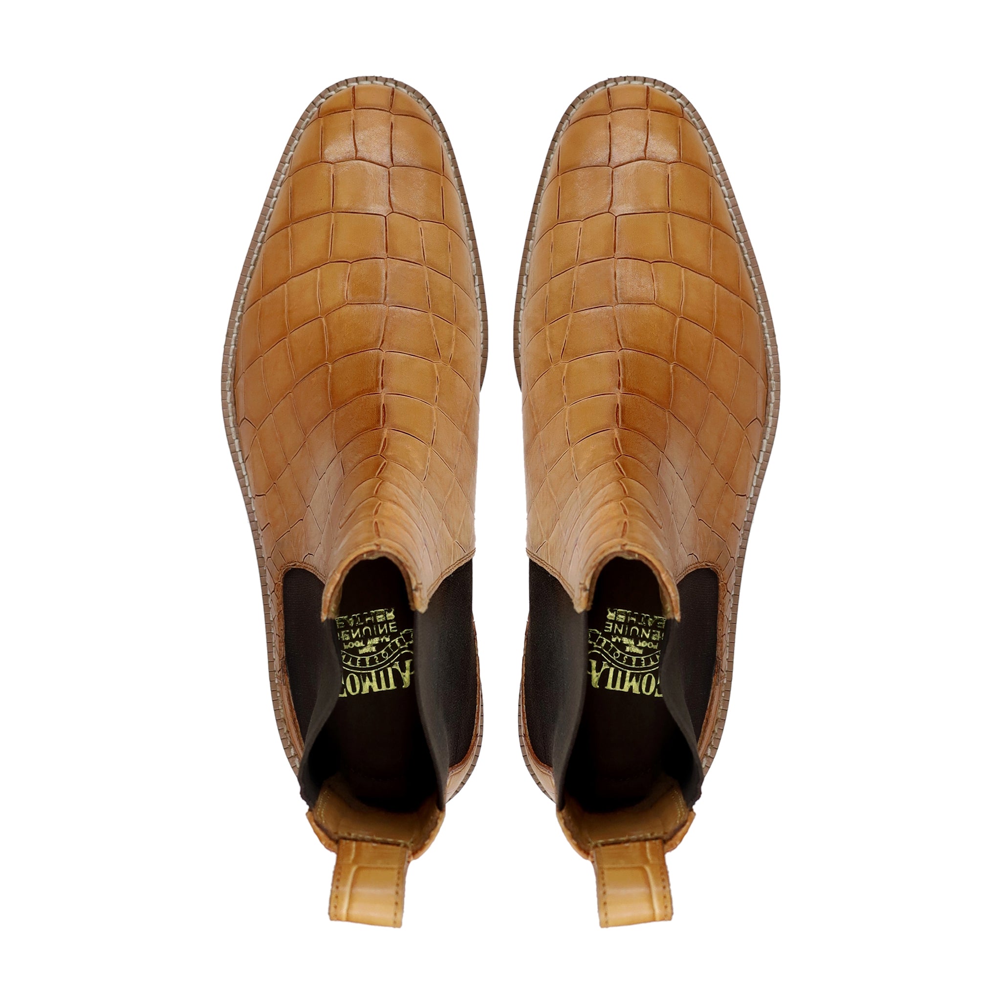 Enstad - Men's Tan Calf Leather Chelsea Boot
