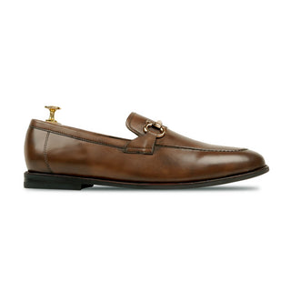 Essen - Men's Brown Patina Calf Leather Loafer