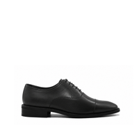Ezio - Men's Black Calf Leather Oxford Shoe